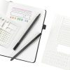 And Per Se Dotted Notebook 3 Packs Black-4