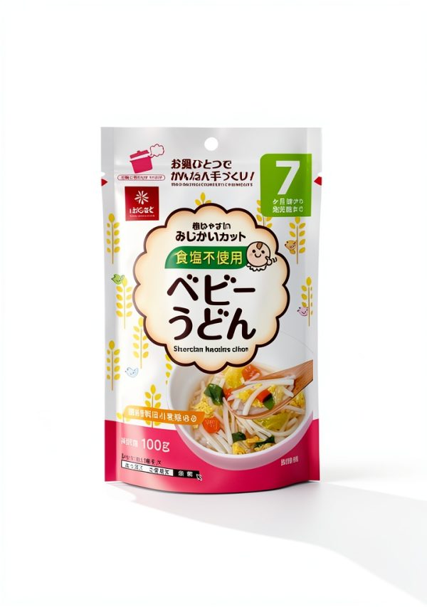 Hakubaku Udon Noodles No Salt Precut for Toddlers-1