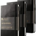And Per Se Dotted Notebook 3 Packs Black-0