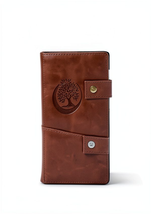 A5 Lined Notebook PAIBAS Faux Leather Cover-6