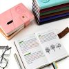A5 Lined Notebook PAIBAS Faux Leather Cover-3