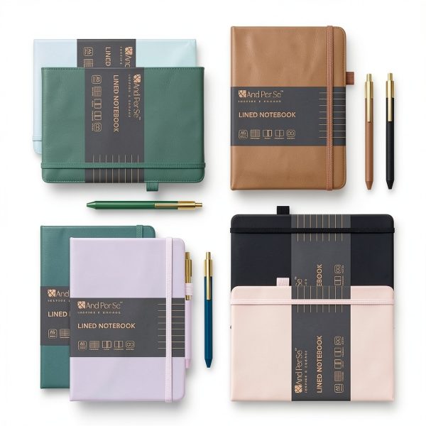 And Per Se A5 Leather Journal with Pen Set-4