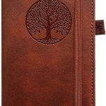 BIYUNRO A6 Notebook Faux Leather Cover Ruled Pages-0
