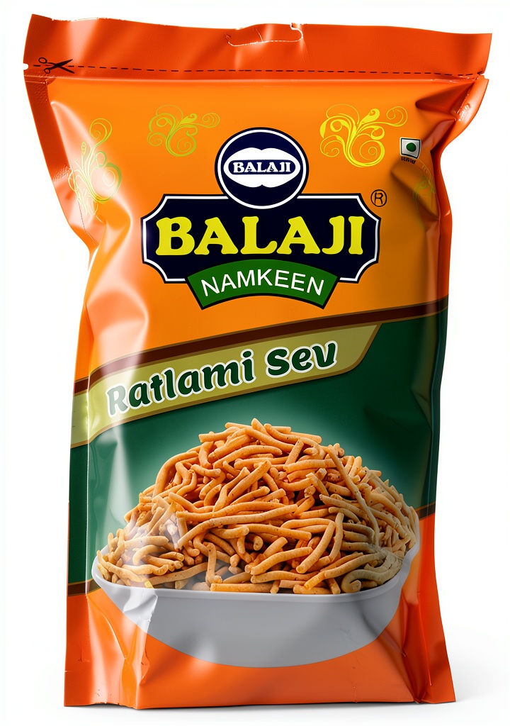 Balaji Udon Noodles package showcasing ingredients and dimensions