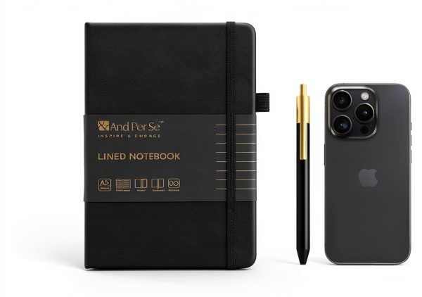 And Per Se A5 Leather Journal with Pen Set-1