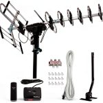 Five Star Outdoor TV Antenna 200‑Mile Range Standard Kit with J Pole-0