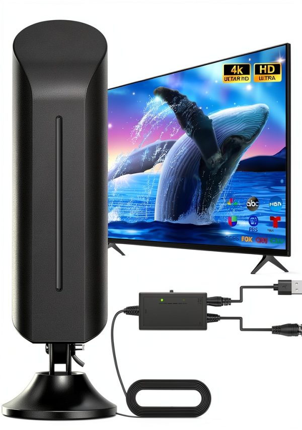 TV Antenna QIRUOZ Indoor Outdoor 4K Smart IC-0