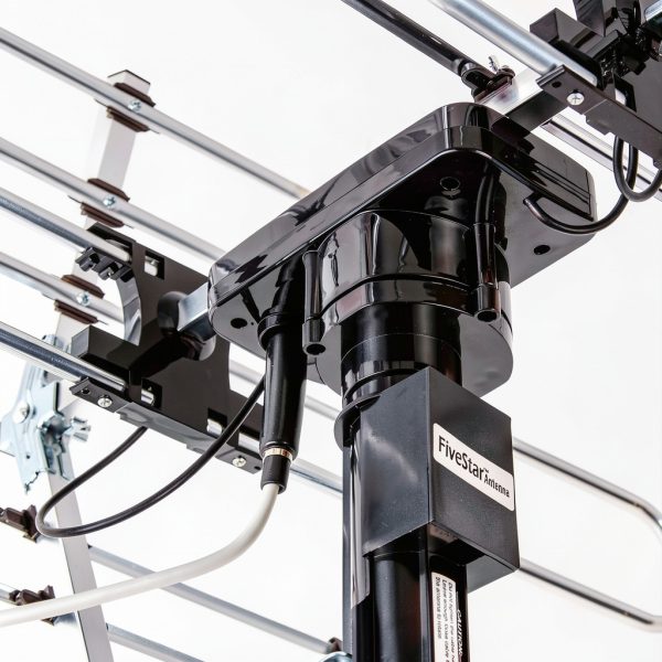 Five Star Outdoor TV Antenna 200‑Mile Range Standard Kit with J Pole-3