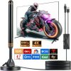 TV Antenna FEQIN 75 Ohm Black Indoor Model A-002-0