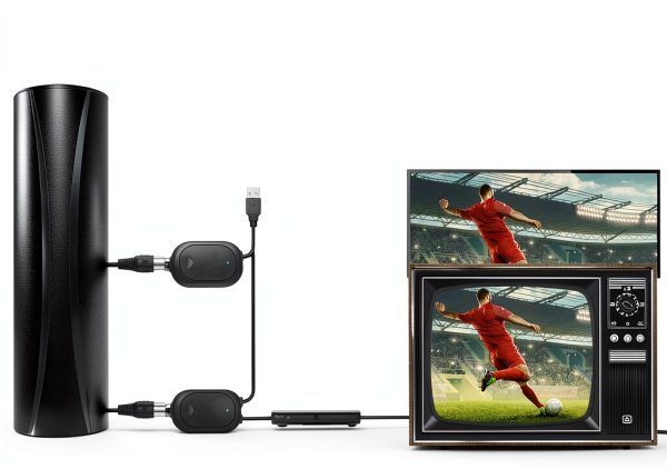 TV Antenna Forlovv Indoor 3600 Mile Range Design-7