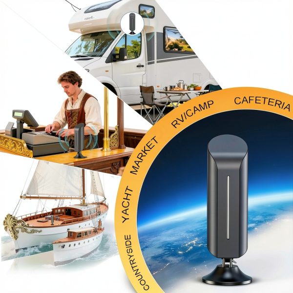TV Antenna QIRUOZ Indoor Outdoor 4K Smart IC-6