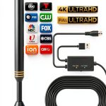 TV Antenna FEQIN 4K Long Range Indoor Outdoor-0