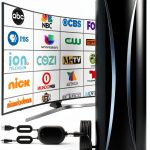TV Antenna Forlovv Indoor 3600 Mile Range Design-0