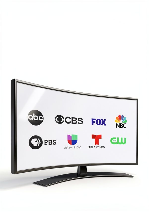 Channel Master Flat TV Antenna CM-4001HDBW Ultra Thin 35‑Mile HD-4