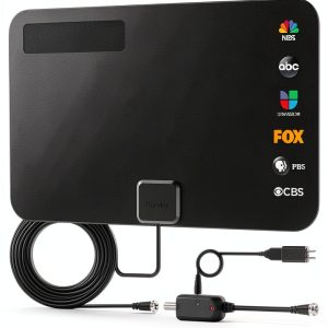 Vansky HDTV Indoor Antenna VS‑TX01 with 16.5ft Cable White/Black-0