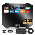 TV Antenna JM NEXLOV NN1 2800+ Mile Long Range Amplified Indoor Model-0