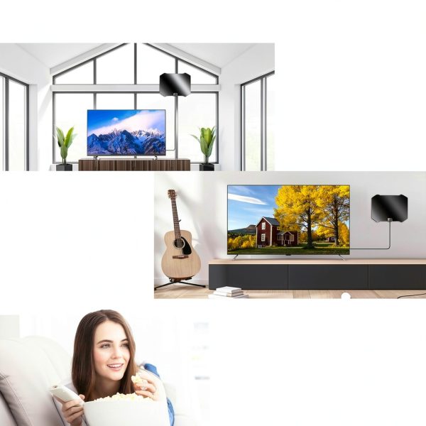 TV Antenna JM NEXLOV NN1 2800+ Mile Long Range Amplified Indoor Model-3