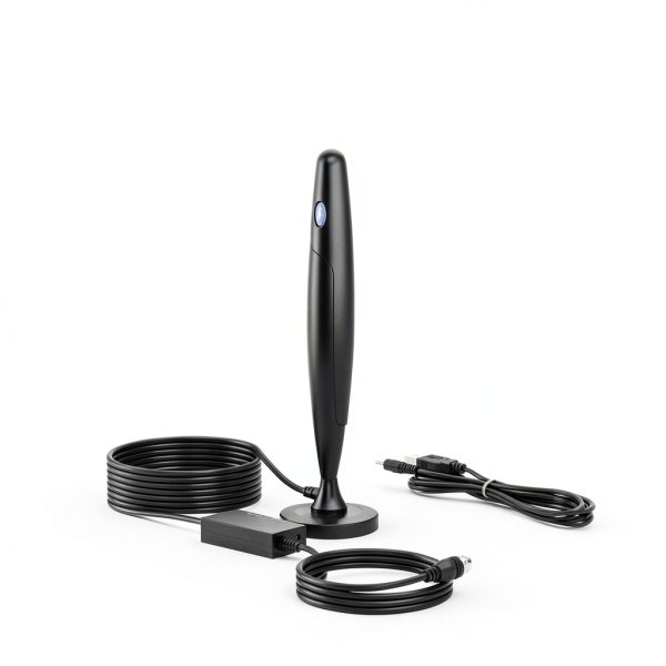 BEIMQN TV Antenna D011AF Black Indoor Amplifier with Magnetic Base and-4