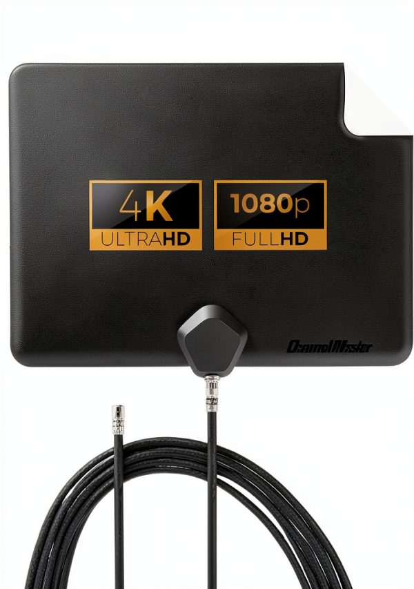 Channel Master Flat TV Antenna CM-4001HDBW Ultra Thin 35‑Mile HD-8