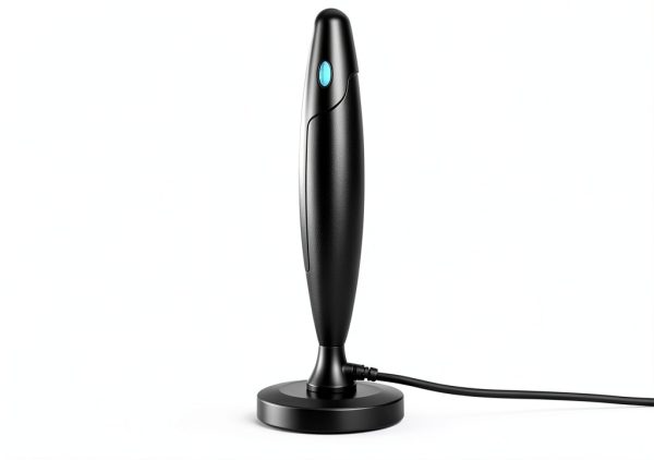 BEIMQN TV Antenna D011AF Black Indoor Amplifier with Magnetic Base and-1