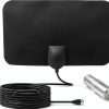 Bwxsyws Indoor Digital TV Antenna 4K HD with 9.8ft Coaxial Cable-0