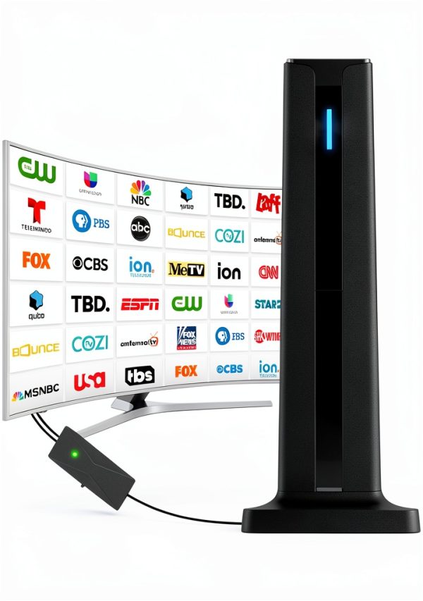TV Antenna ApexWaveTV Indoor Smart IC 5‑Inch Model AP013-0