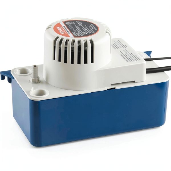VEVOR Condensate Removal Pump, 1/30 HP, 100 GPH, 24 ft Lift, 115V Automatic AC Condensation Pump with Safety Switch & 20' Tubing for Air Conditioner, Dehumidifier, HVAC, Furnace, Ice Maker Water Drain-9
