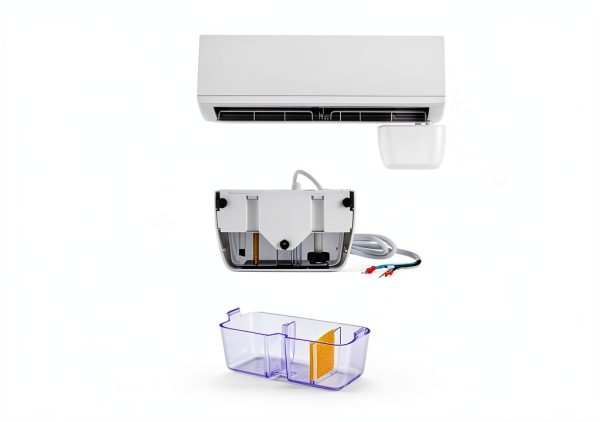 Mini Split Condensate Pump heculy <19dB Anti‑Siphon HVAC-1