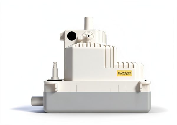 Automatic Condensate Removal Pump, HVAC Condensate Removal for Air Conditioner, Furnace, Dehumidifier,Ice Machine - 115 Volts/60Hz Ultra-Quiet with 16 Ft Hose,4 Water inlets & 2 Type outlets-1