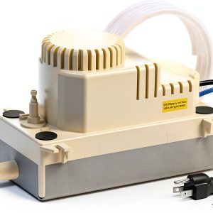 Automatic Condensate Removal Pump, HVAC Condensate Removal for Air Conditioner, Furnace, Dehumidifier,Ice Machine - 115 Volts/60Hz Ultra-Quiet with 16 Ft Hose,4 Water inlets & 2 Type outlets-0
