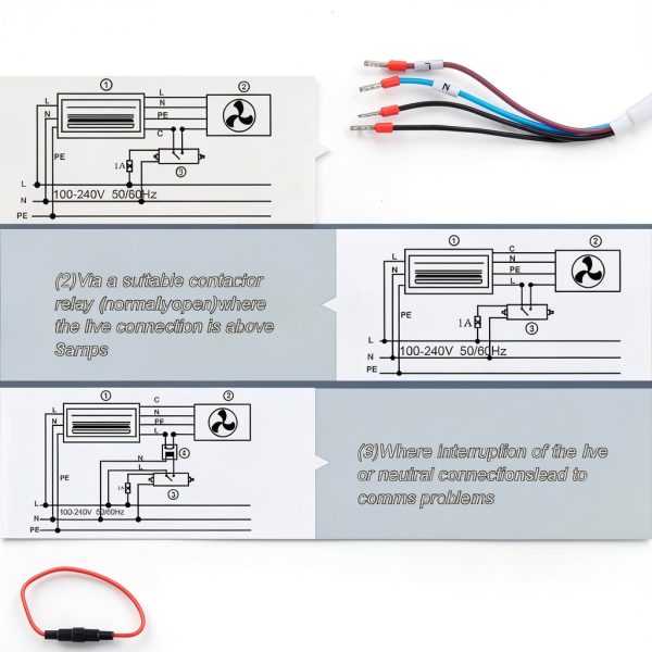 Mini Split Condensate Pump heculy <19dB Anti‑Siphon HVAC-5