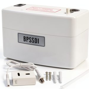 Condensate Pump, 24L/H Flow, 33ft Max Lift, 110V/220V, for 1-3HP AC, Dehumidifier, HVAC, Furnace, Ice Maker, Automatic Drain Pump, 2.36' Power Cord-0