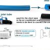 Air Mini 100-240V Condensate Pump Knocokie Thin Design 83809 Blue-2